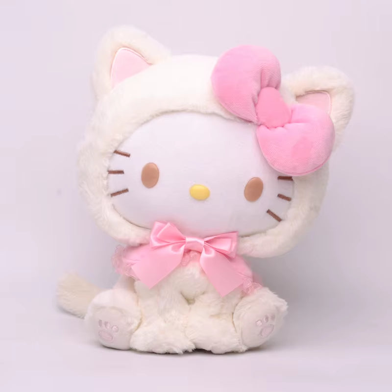 20CM Kuromi Hello Kitty Melody Cinnamorol Pochacco Plush Toys Soft Tuffed Animals Christmas Birthday Christmas Graduation Gifts