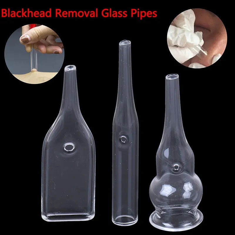 "Revitalize Your Skin with 7Style Blackhead Removal Glass Pipes - Experience the Ultimate Facial Care with Vacuum Suction and Beauty Machine"