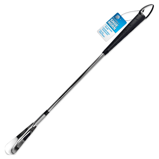 Flexible Shoe Horn, Metal, 24" Extendable Handle